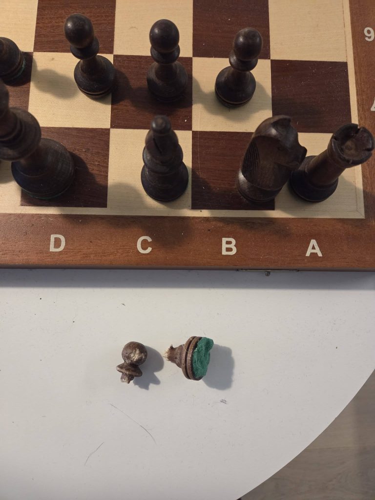 Død bonde _sjakkbrikke